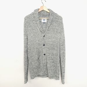 Old Navy Men's Cardigan balck White-M